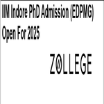 IIM Indore PhD Admission EDPMG Open For 2025